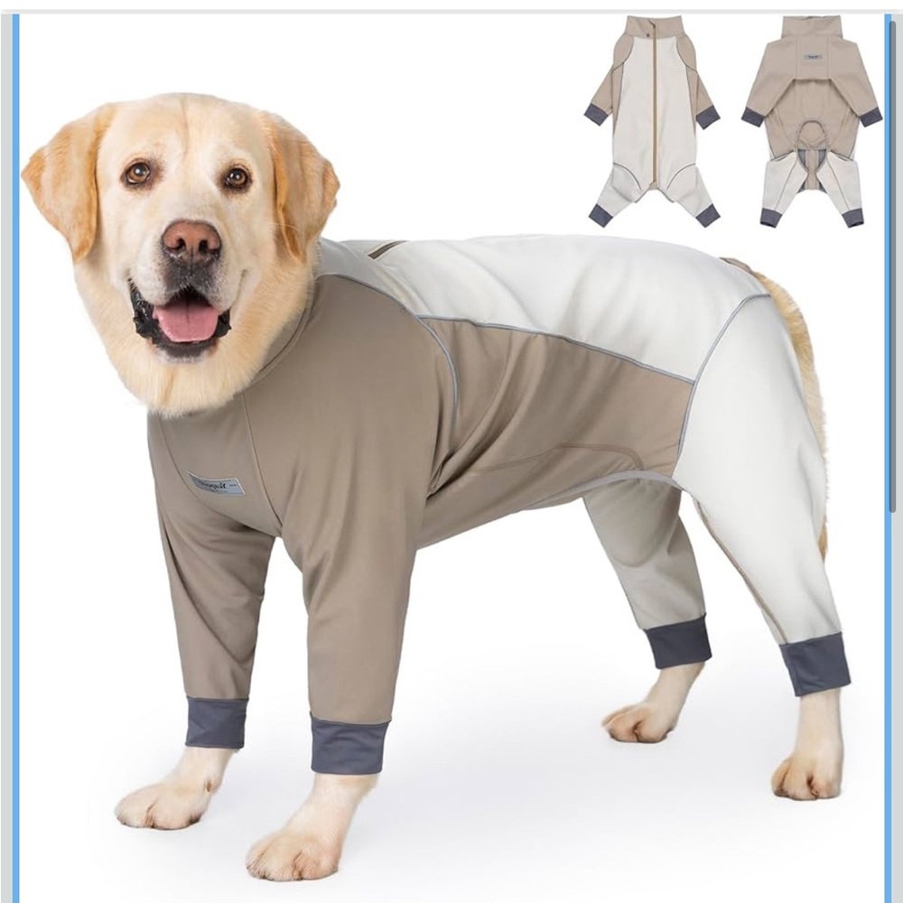 Dog Full Body Winter Coat, Waterproof Fleece Reflective Snowsuit 5XL / 536-6